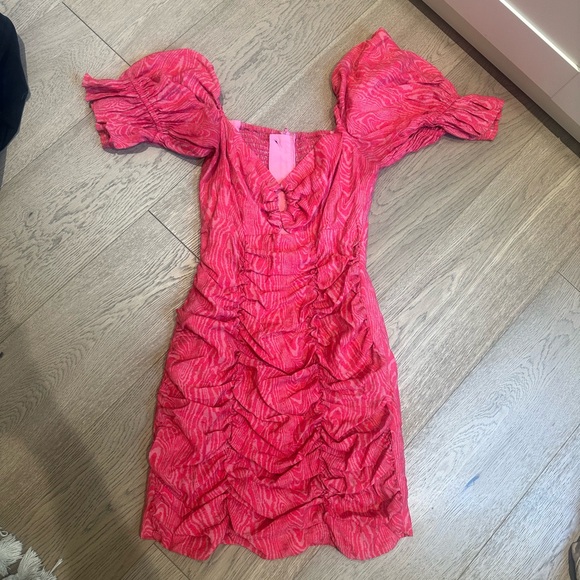 Pink ruffle mini dress - Picture 1 of 1